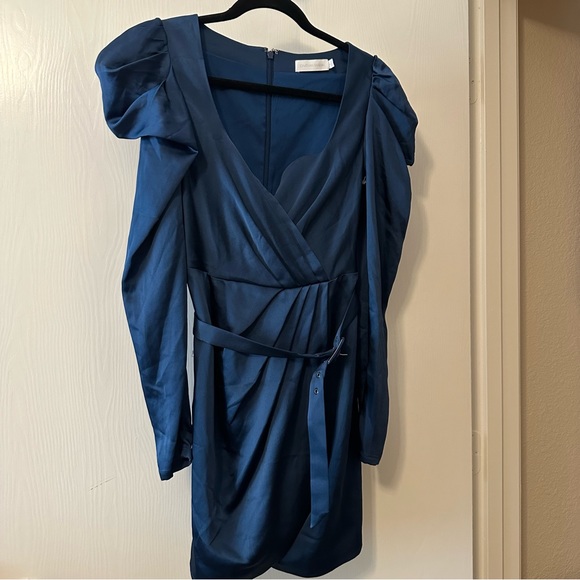 Jonathan Simkhai Jordyn Satin Dress 0 - Picture 2 of 5
